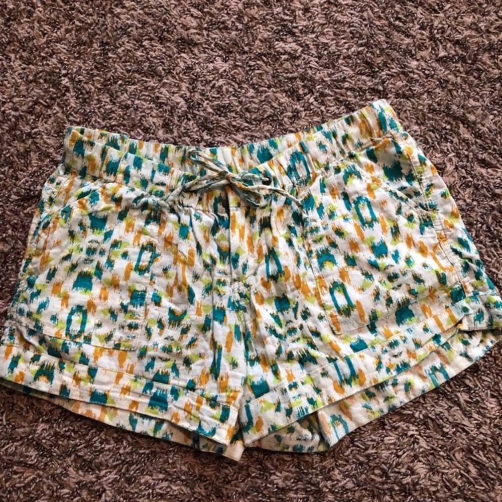 • 2/$10 • Tribal Print Linen Mossimo Shorts
